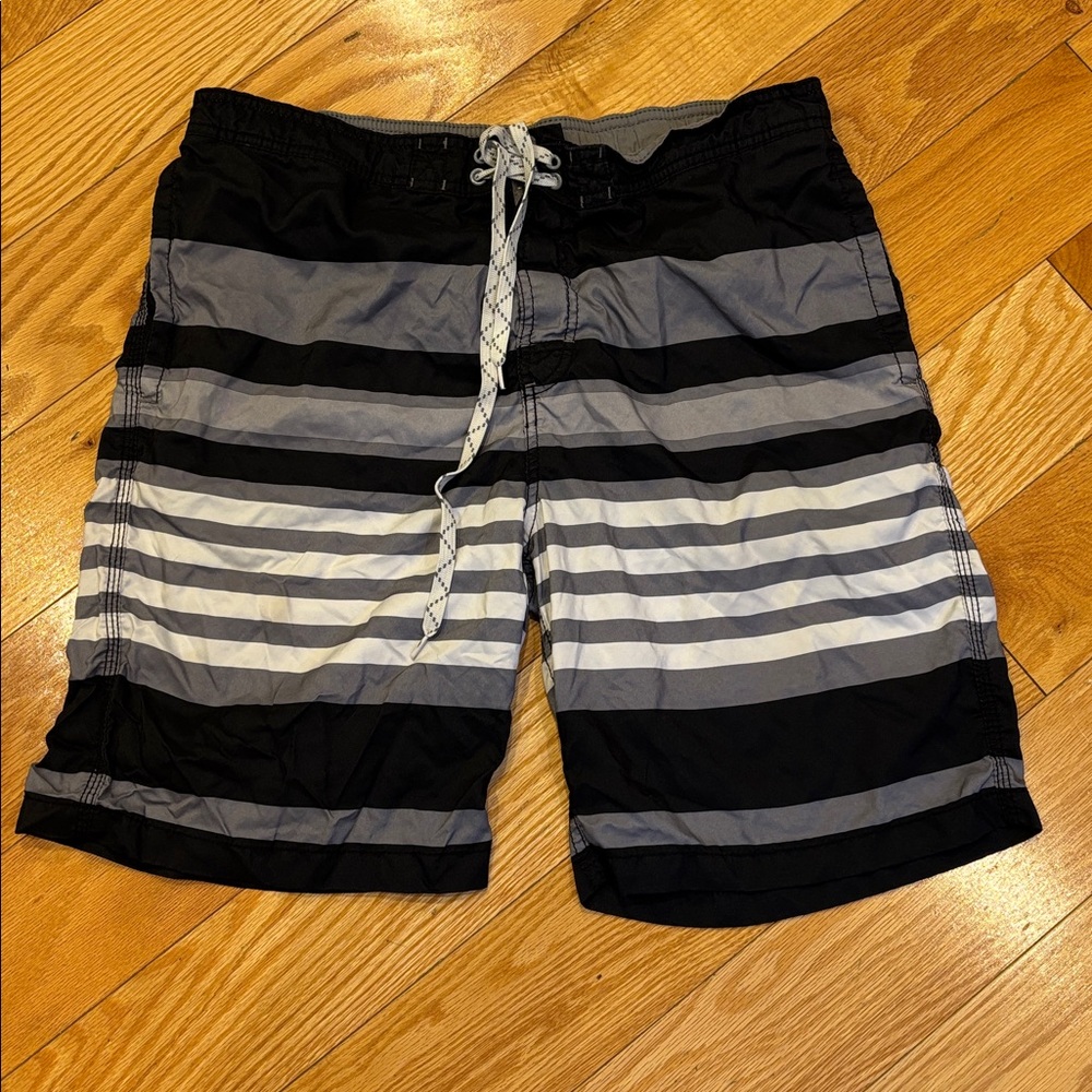 Merona striped Mesh board Shorts